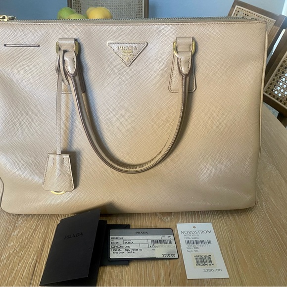 Prada Galleria Double Zip Saffiano Leather - Picture 1 of 13